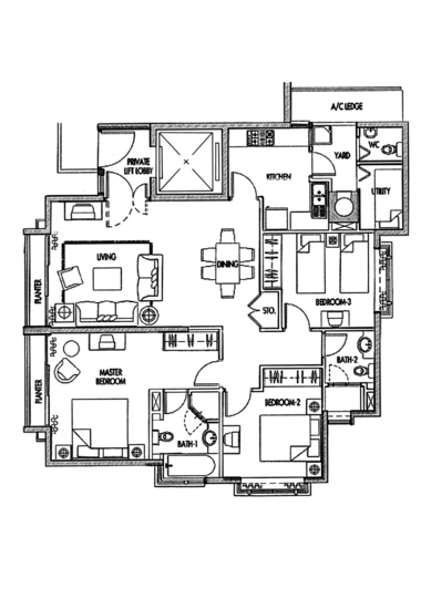 Caribbean at Keppel Bay - Floor Plan