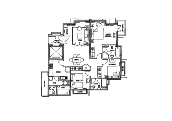 Caribbean at Keppel Bay - Floor Plan