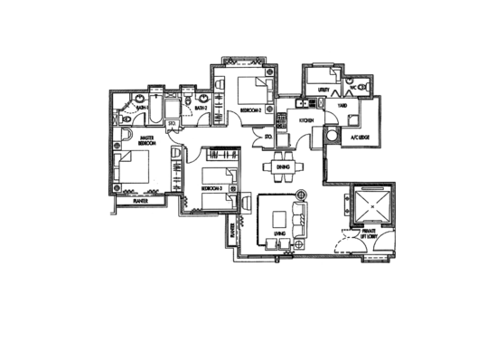Caribbean at Keppel Bay - Floor Plan