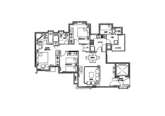 Caribbean at Keppel Bay - Floor Plan