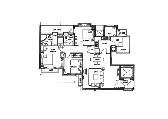Caribbean at Keppel Bay - Floor Plan