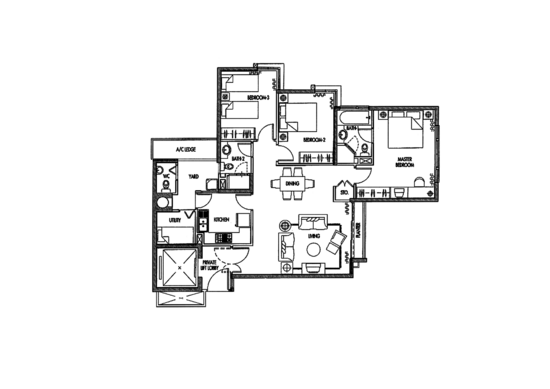 Caribbean at Keppel Bay - Floor Plan