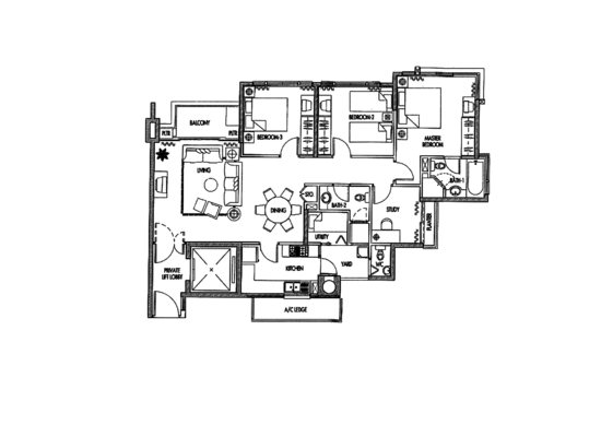 Caribbean at Keppel Bay - Floor Plan