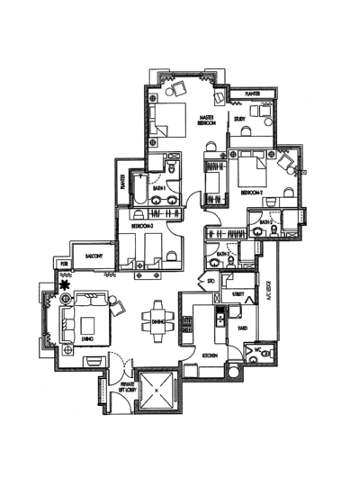 Caribbean at Keppel Bay - Floor Plan