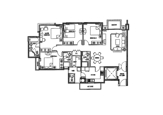 Caribbean at Keppel Bay - Floor Plan