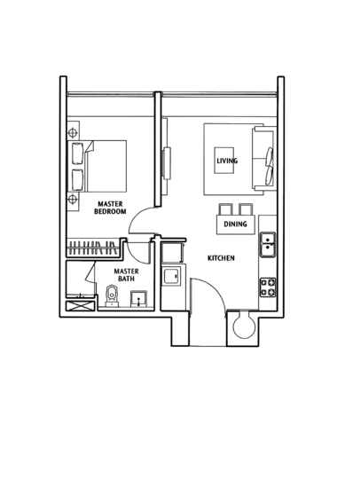 The Sea View - Floor Plan