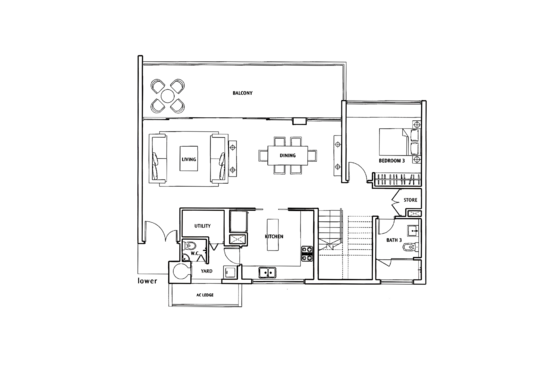 The Sea View - Floor Plan