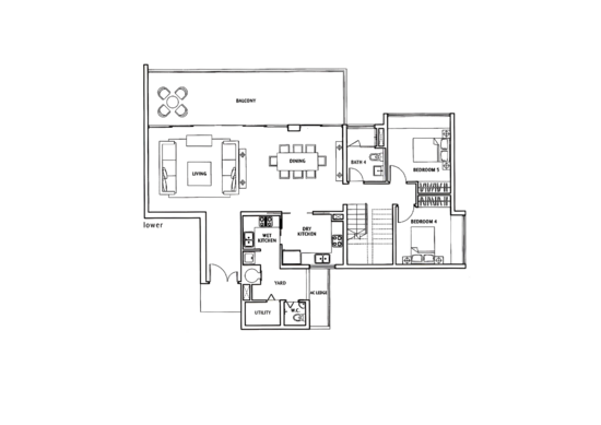 The Sea View - Floor Plan