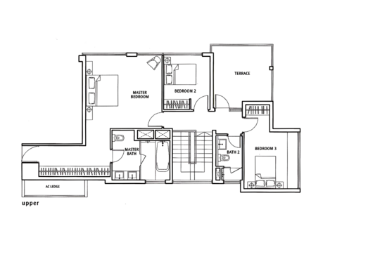 The Sea View - Floor Plan