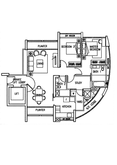 Park Infinia at Wee Nam - Floor Plan