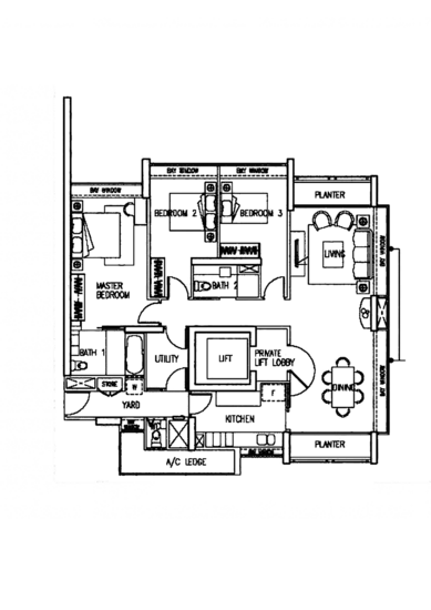 Park Infinia at Wee Nam - Floor Plan