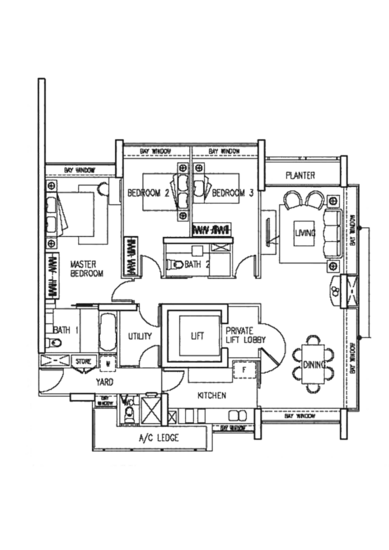 Park Infinia at Wee Nam - Floor Plan