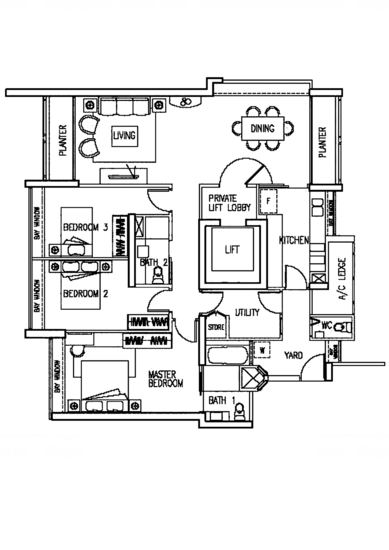 Park Infinia at Wee Nam - Floor Plan