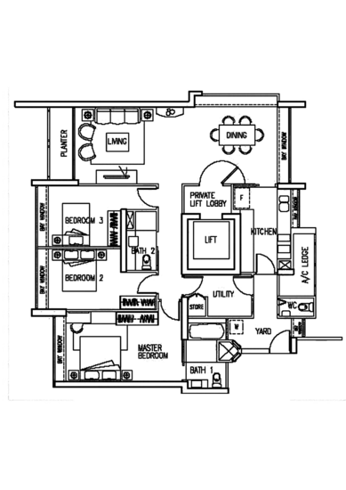 Park Infinia at Wee Nam - Floor Plan