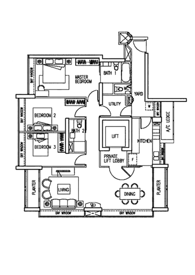 Park Infinia at Wee Nam - Floor Plan
