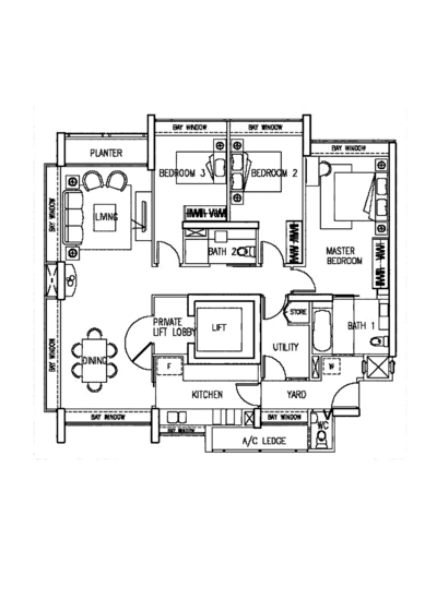 Park Infinia at Wee Nam - Floor Plan