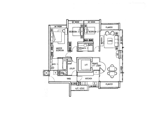 Park Infinia at Wee Nam - Floor Plan