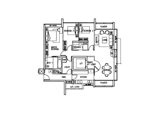 Park Infinia at Wee Nam - Floor Plan