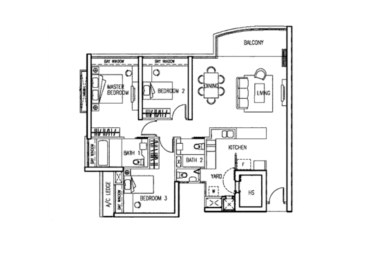 Park Infinia at Wee Nam - Floor Plan