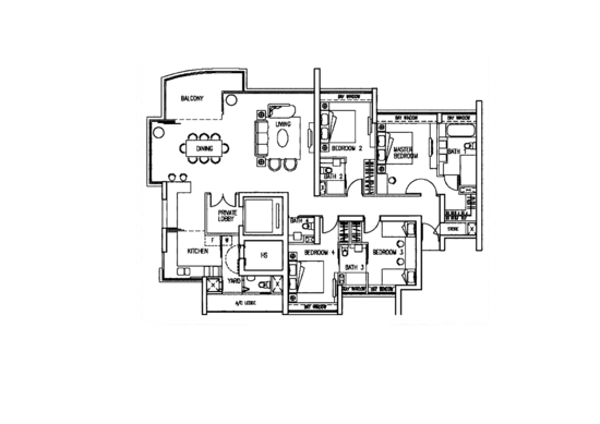 Park Infinia at Wee Nam - Floor Plan