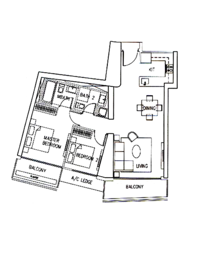 Marina Bay Residences - Floor Plan