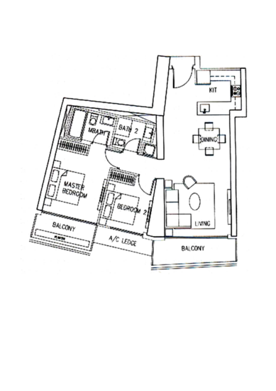 Marina Bay Residences - Floor Plan