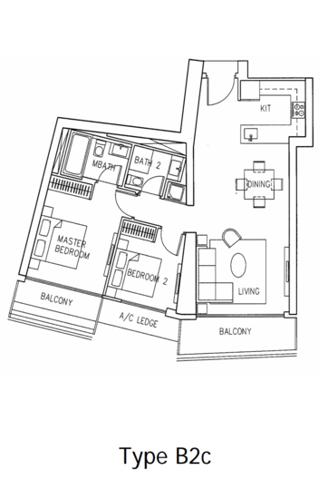Marina Bay Residences - Floor Plan
