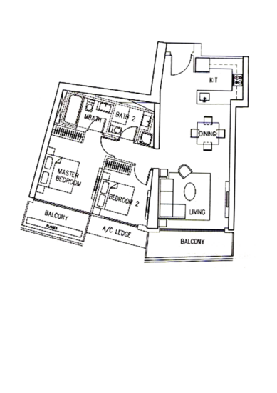 Marina Bay Residences - Floor Plan