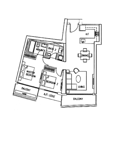 Marina Bay Residences - Floor Plan