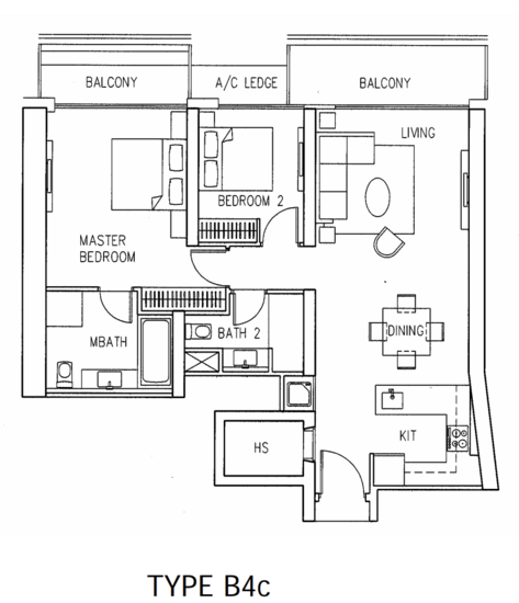 Marina Bay Residences - Floor Plan