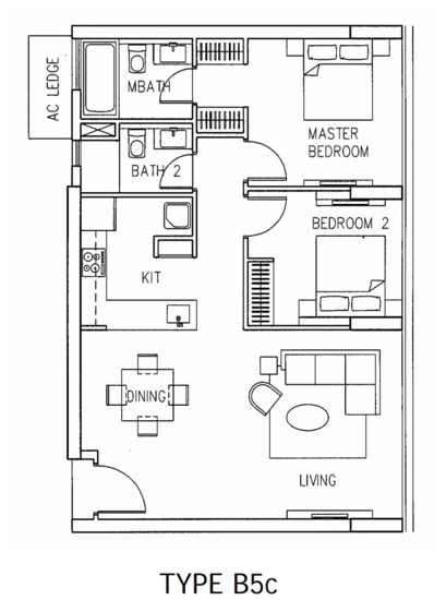Marina Bay Residences - Floor Plan
