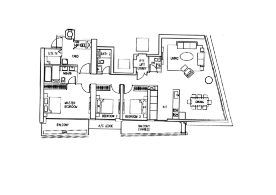 Marina Bay Residences - Floor Plan