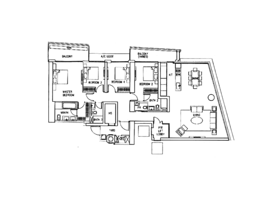Marina Bay Residences - Floor Plan