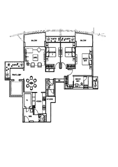 The Oceanfront @ Sentosa Cove - Floor Plan