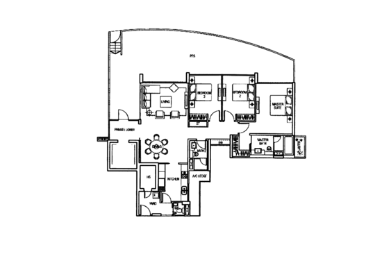 The Oceanfront @ Sentosa Cove - Floor Plan