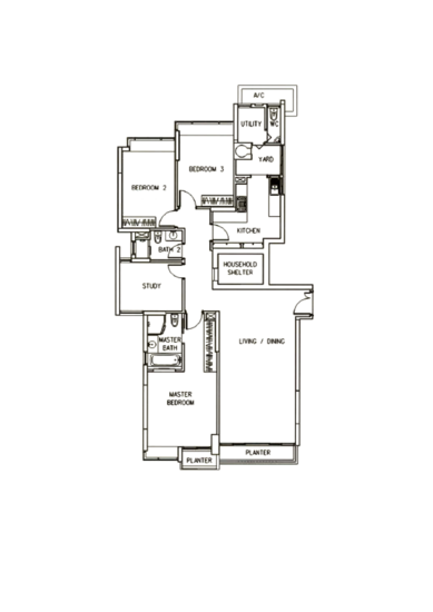 Cairnhill Crest - Floor Plan