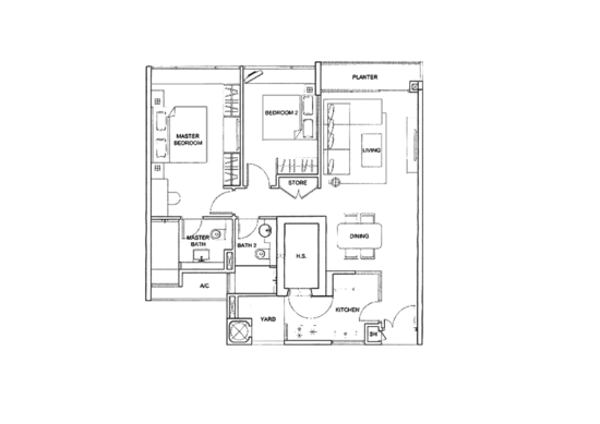 One Jervois - Floor Plan
