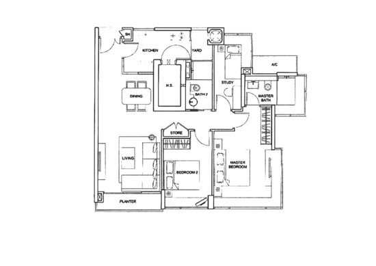 One Jervois - Floor Plan
