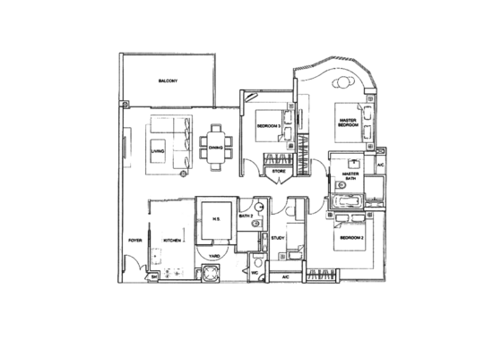One Jervois - Floor Plan