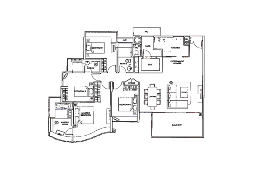One Jervois - Floor Plan