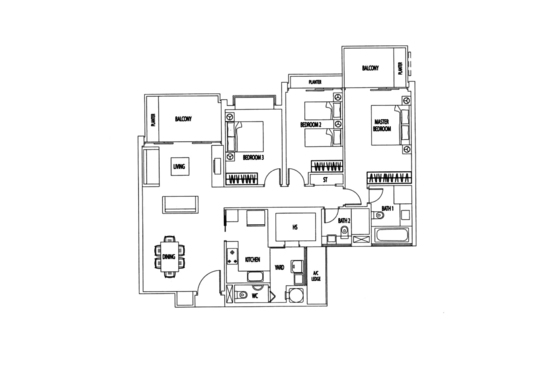 Rivergate - Floor Plan