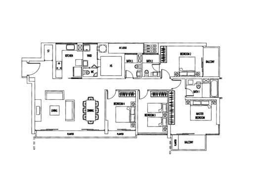 Rivergate - Floor Plan