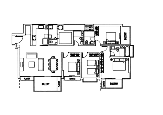 Rivergate - Floor Plan