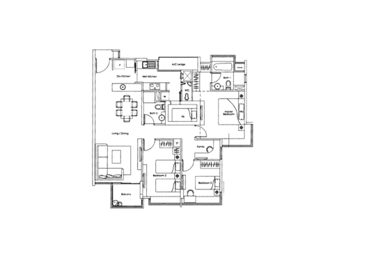 Kovan Melody - Floor Plan