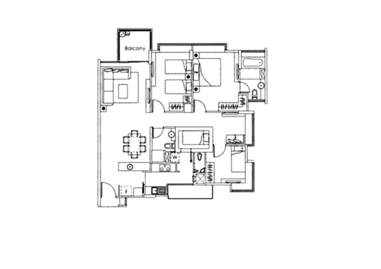 Kovan Melody - Floor Plan