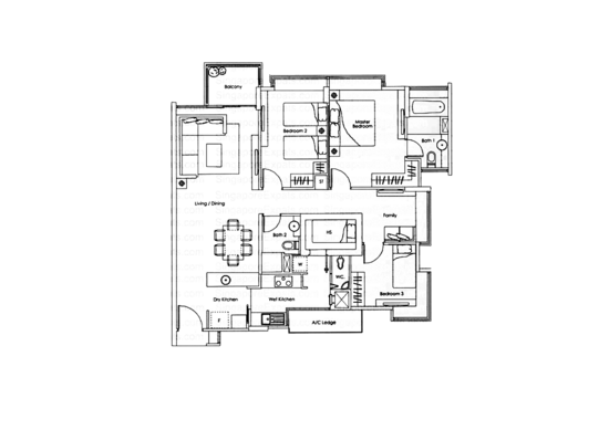Kovan Melody - Floor Plan