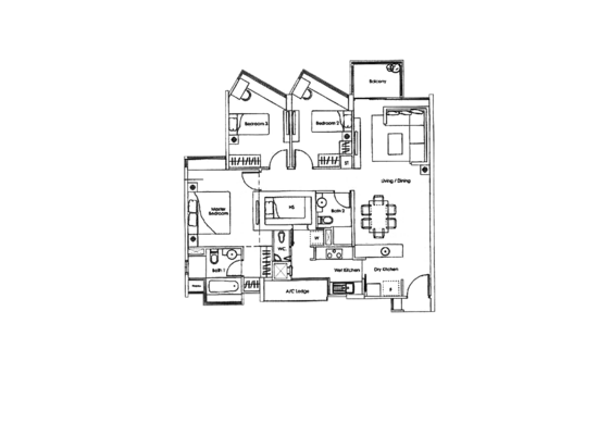 Kovan Melody - Floor Plan
