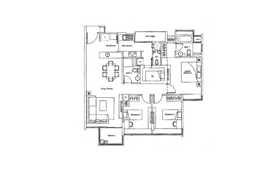 Kovan Melody - Floor Plan