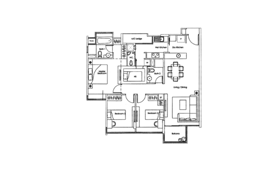 Kovan Melody - Floor Plan