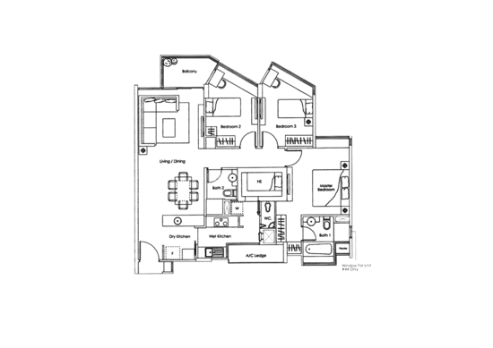 Kovan Melody - Floor Plan